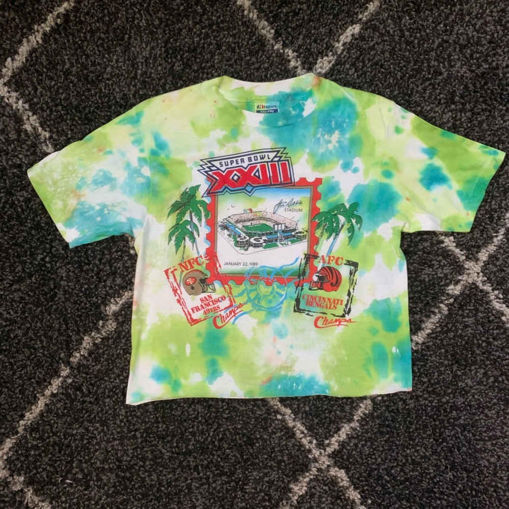 SuperBowlXXIII crop top